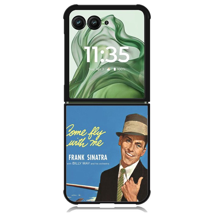 Frank Sinatra Nothing but the best X4646 Motorola Moto Razr+ Plus 2024/2025 Case, Motorola Razr 50 Ultra/50s Ultra Case