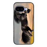 Horse black running X4653 Google Pixel 10A Case