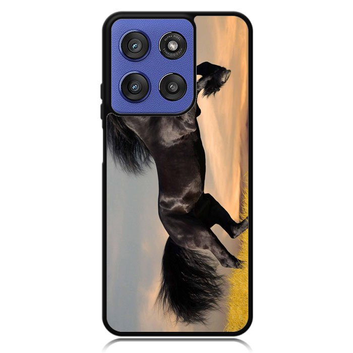 Horse black running X4653 Motorola Moto G Stylus 5G 2025 Case