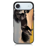 Horse black running X4653 iPhone 17 Air Case