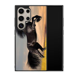Horse black running X4653 Samsung Galaxy S24 Ultra 5G Case