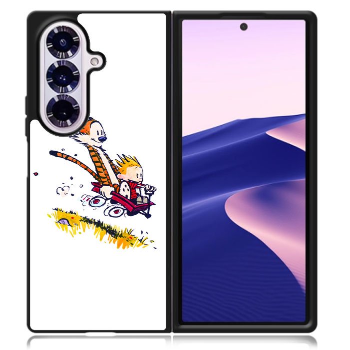 Calvin And Hobbes Samsung Galaxy Z Fold 7 5G Case BC0155