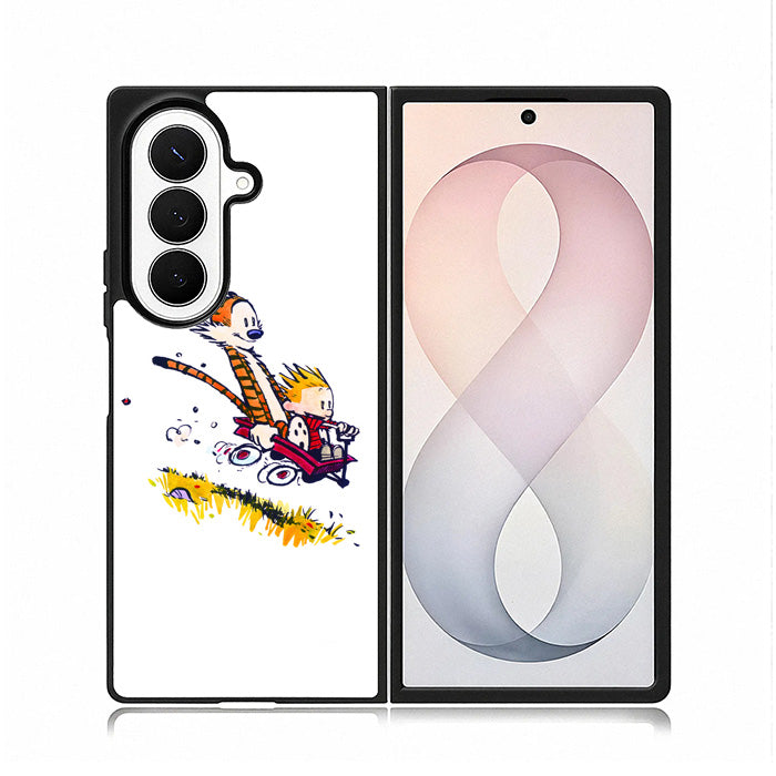 Calvin And Hobbes Samsung Galaxy Z Fold 8 Ultra Case BC0155