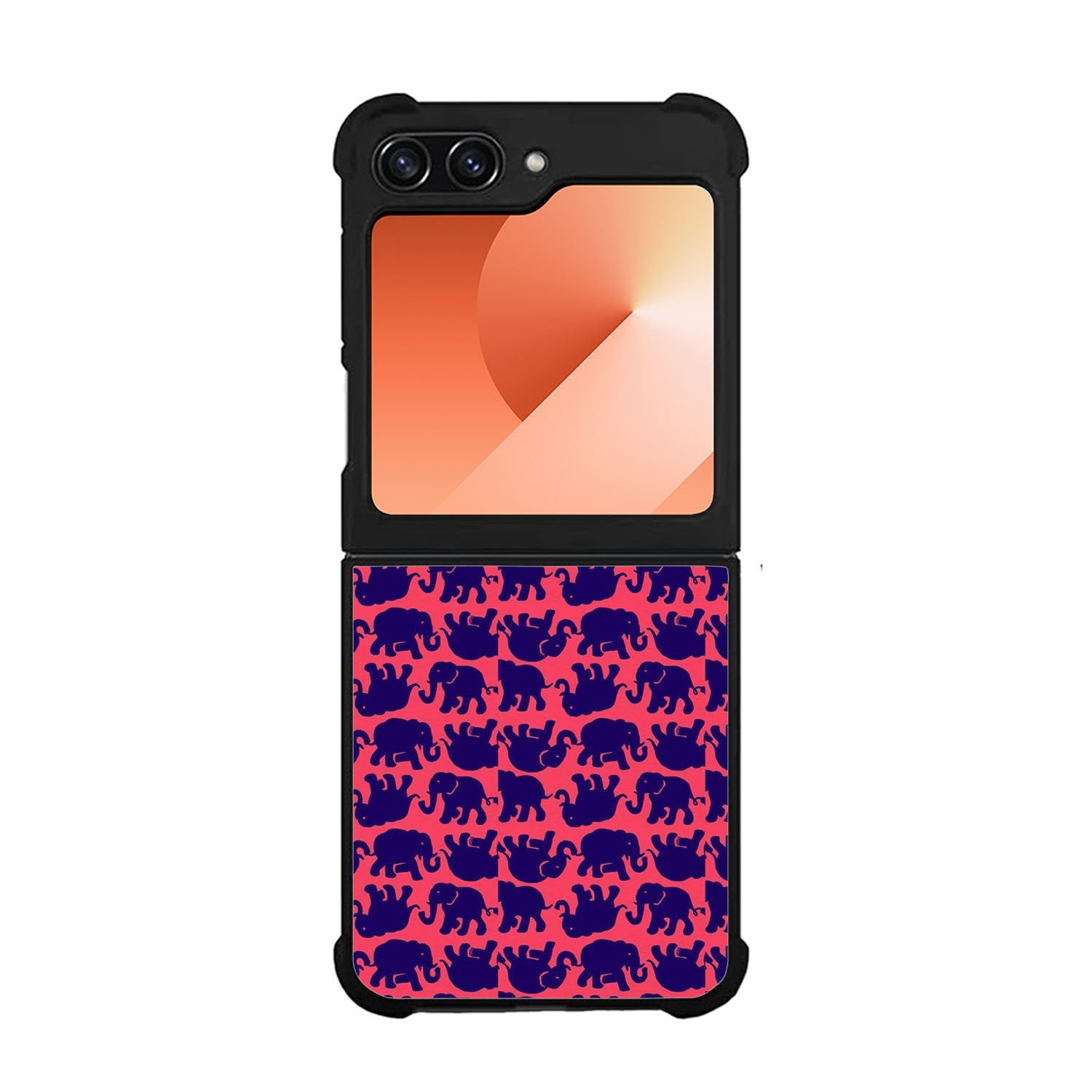 Lily Pulitzer Elephant Pattern Case Samsung Galaxy Z Flip 6 5G BC0176