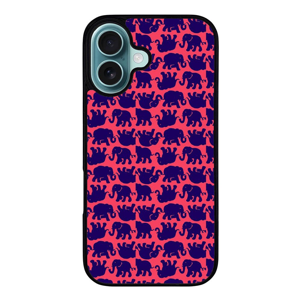 Lily Pulitzer Elephant Pattern Case iPhone 16 Plus BC0176
