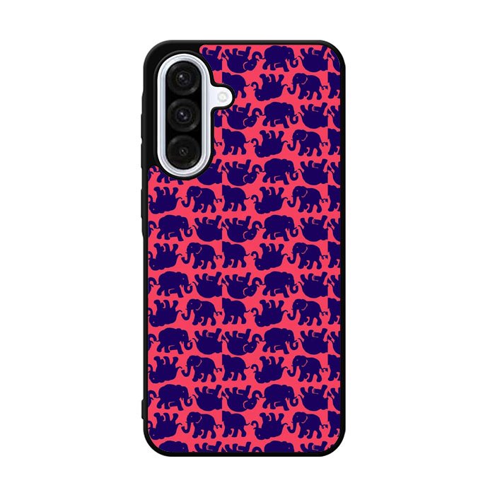 Lily Pulitzer Elephant Pattern Samsung Galaxy A36 Case BC0176