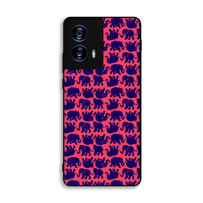 Lily Pulitzer Elephant Pattern Motorola Moto G Power 5G 2024 Case BC0176