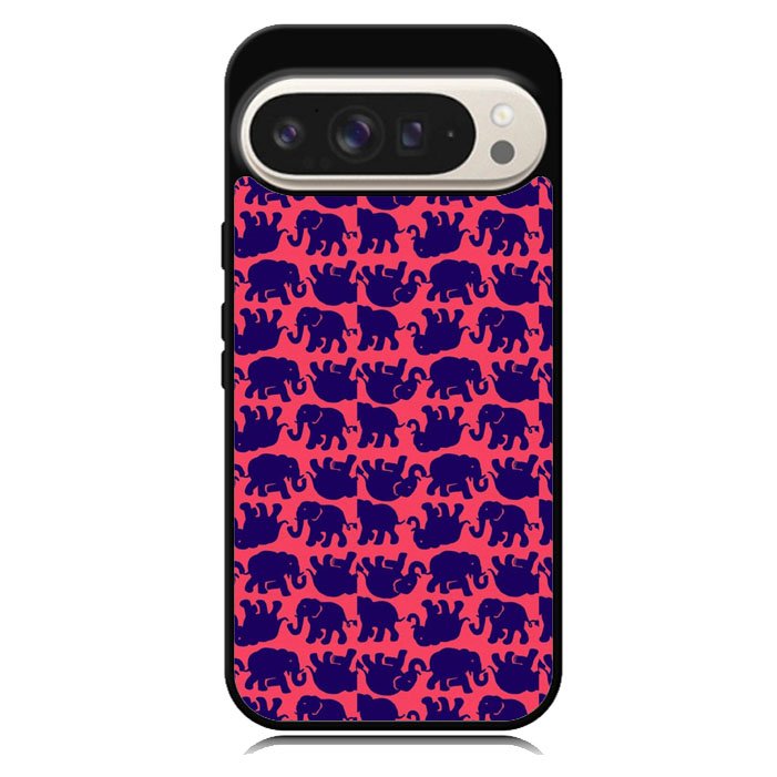 Lily Pulitzer Elephant Pattern Google Pixel 10 | Google Pixel 10 Pro Case BC0176