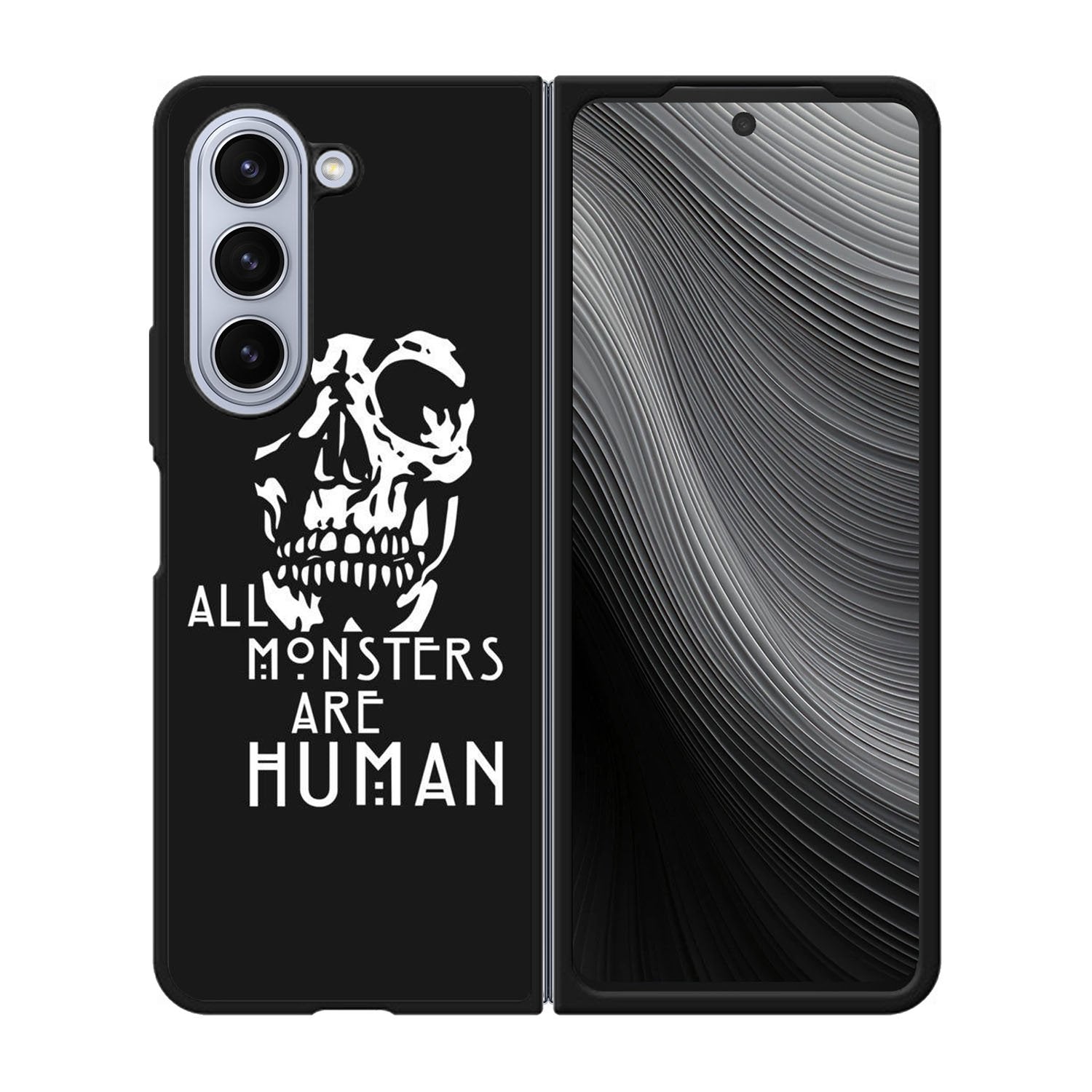 monsters are human Case Samsung Galaxy z Fold 5 5G BC0179