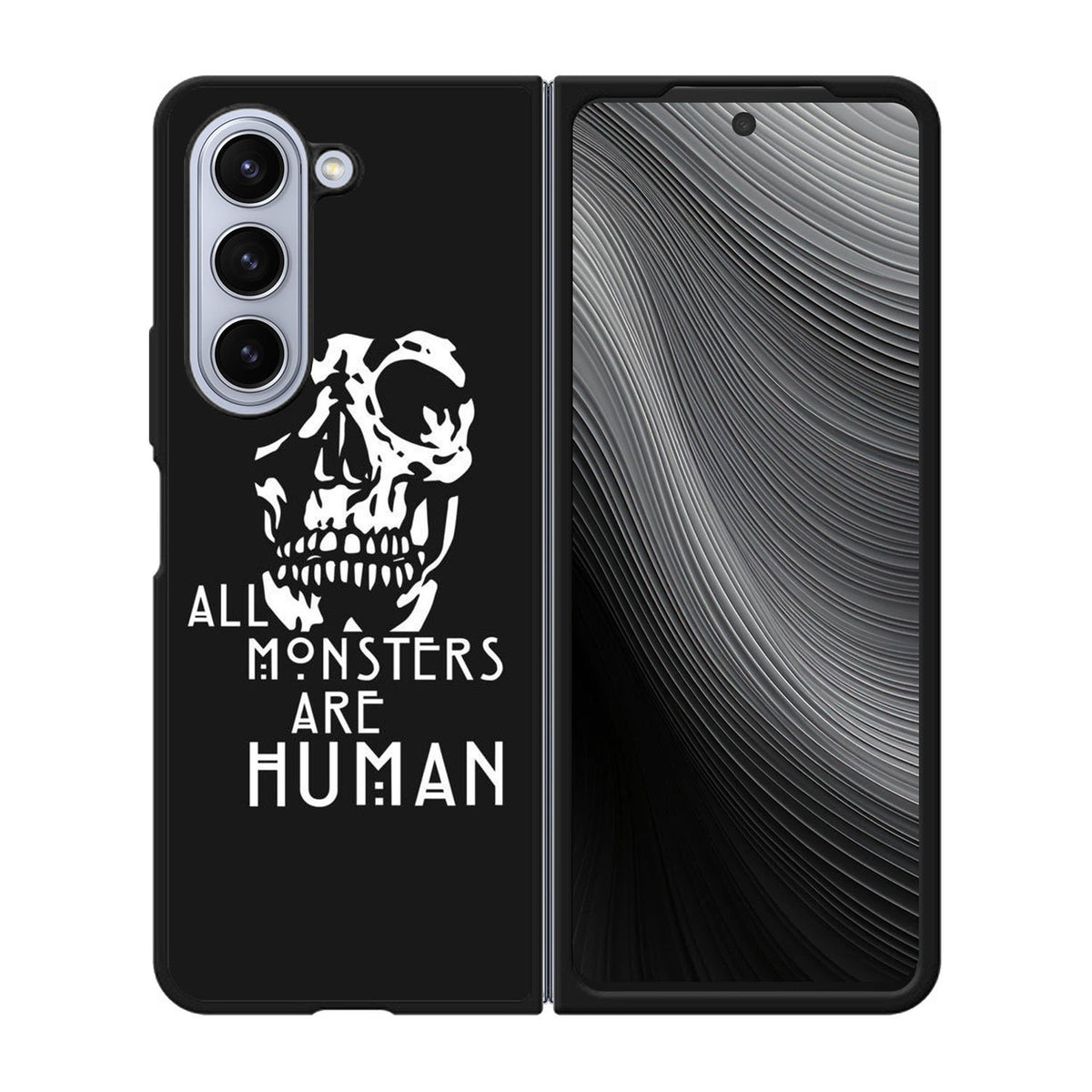 monsters are human Case Samsung Galaxy z Fold 5 5G BC0179