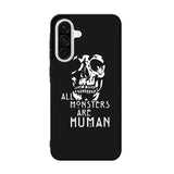monsters are human Samsung Galaxy A36 Case BC0179