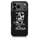 monsters are human iPhone 17 Pro Max Case BC0179