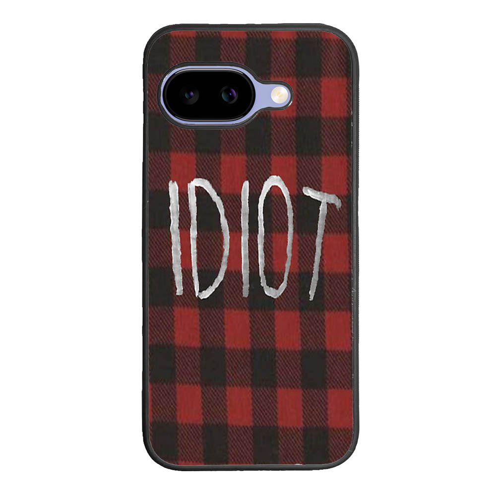 red plaid idiot Google Pixel 10A Case BC0184