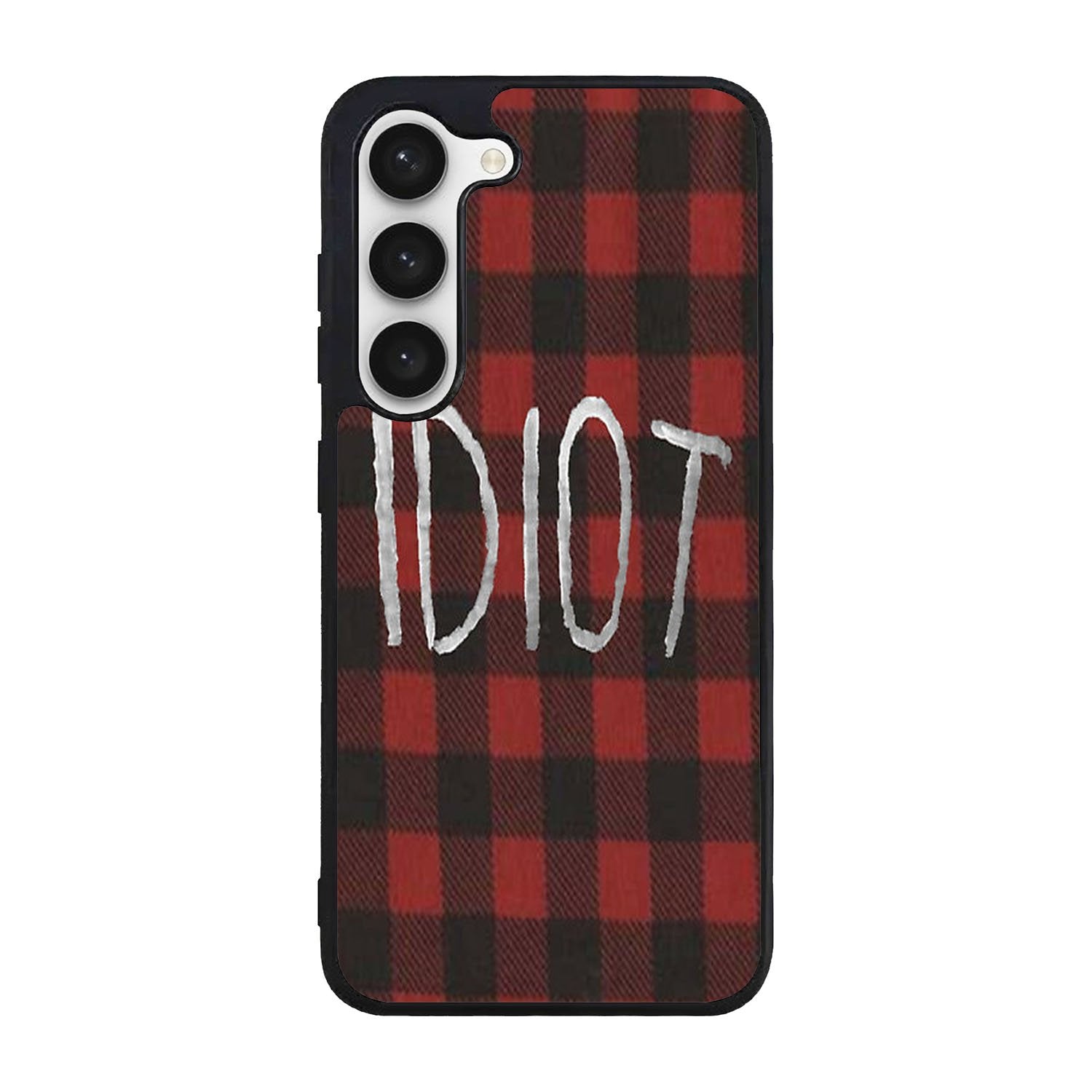 red plaid idiot Case Samsung Galaxy S24 Plus 5G BC0184