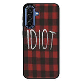 red plaid idiot Samsung Galaxy A17 5G Case BC0184