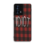 red plaid idiot Motorola Moto G Power 5G 2024 Case BC0184