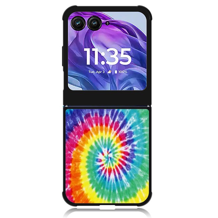 Tie Dye Motorola Moto Razr 2024 , Moto Razr 50 Case