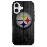 Pittsburgh Steelers Wood Case iPhone 16 BC0255