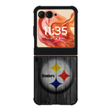 Pittsburgh Steelers Wood Motorola Moto Razr 2025/2024 , Moto Razr 60/50 Case BC0255