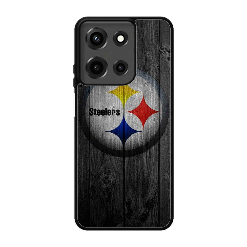 Pittsburgh Steelers Wood Motorola Moto G 5G 2025 Case BC0255