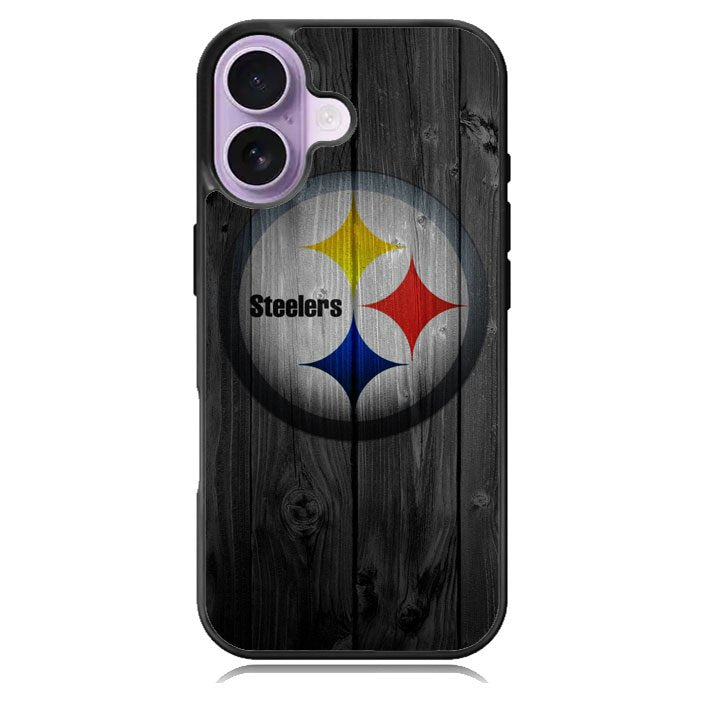 Pittsburgh Steelers Wood iPhone 17 Case BC0255
