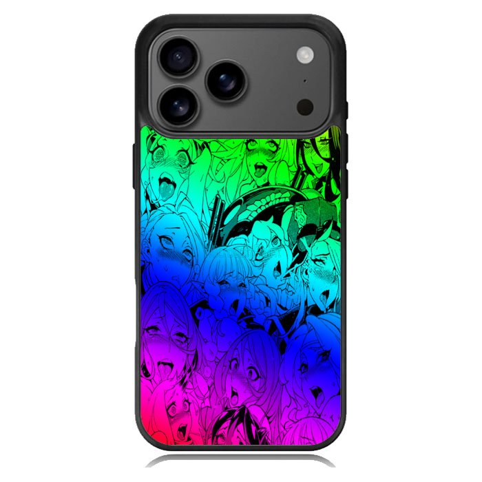 Ahegao Pervert Girls Manga iPhone 17 Pro Max Case BC0149