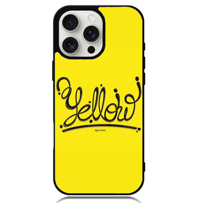 Coldplay Yellow Case iPhone 16 Pro BC0291
