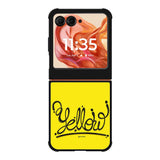 Coldplay Yellow Motorola Moto Razr 2025/2024 , Moto Razr 60/50 Case BC0291