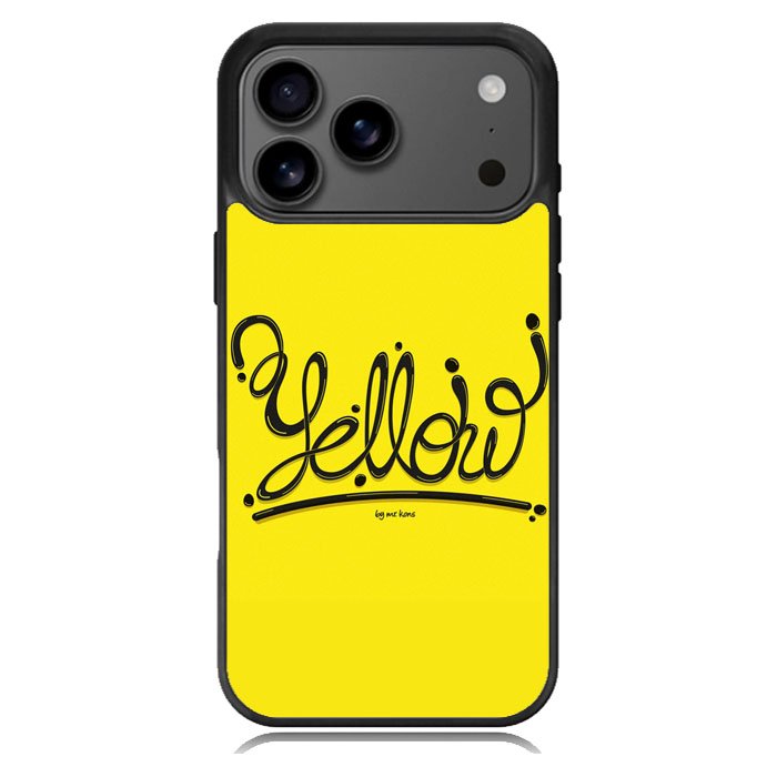 Coldplay Yellow iPhone 17 Pro Case BC0291