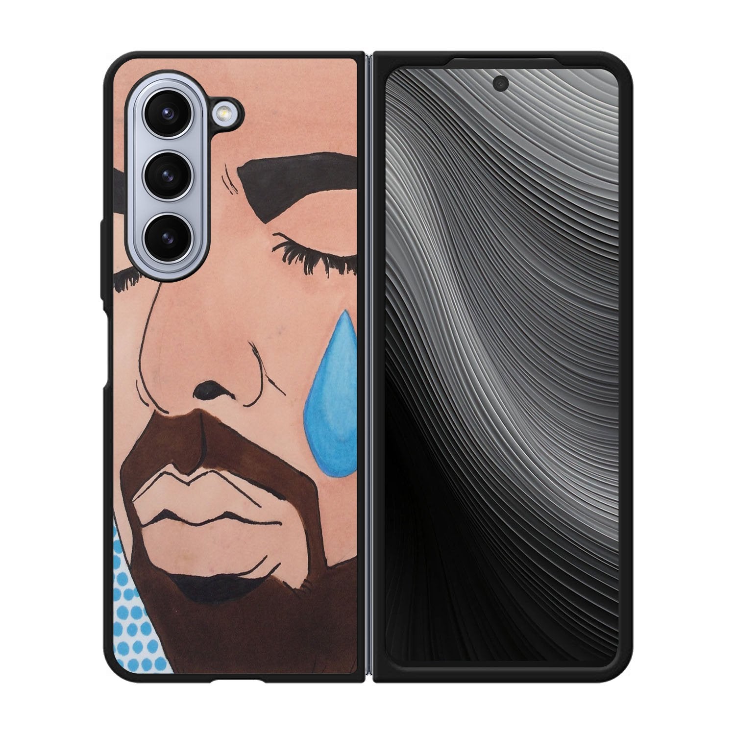 Drake Crying Case Samsung Galaxy z Fold 5 5G BC0167