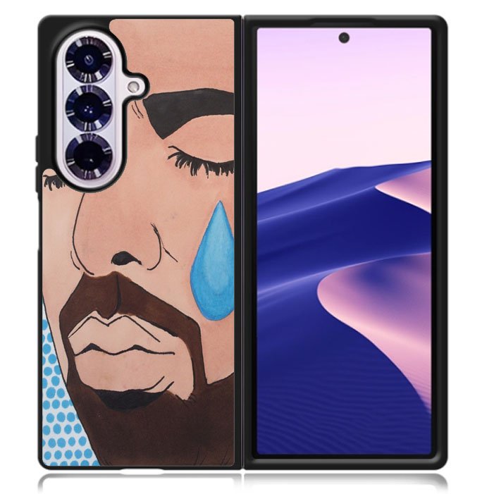 Drake Crying Samsung Galaxy Z Fold 7 5G Case BC0167