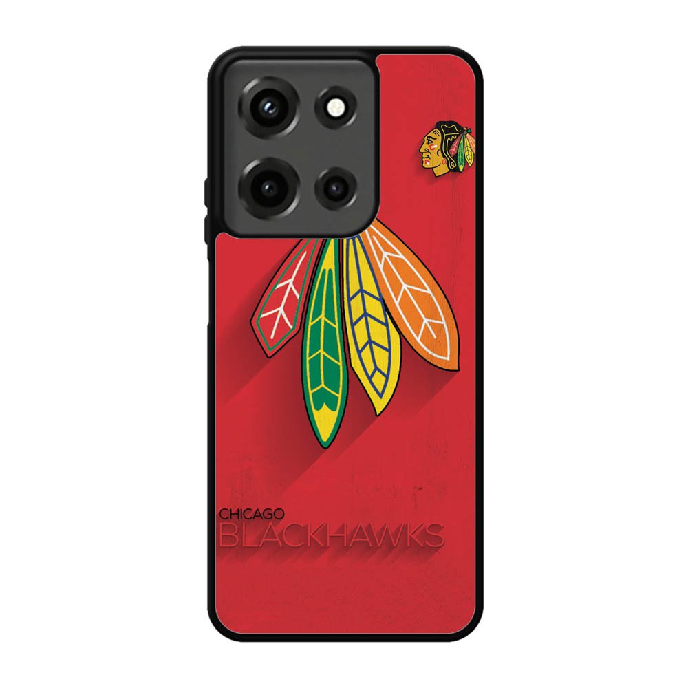 chicago blackhawks Motorola Moto G 5G 2025 Case BC0288