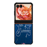Just Keep Swimming Motorola Moto Razr 2025/2024 , Moto Razr 60/50 Case BC0172