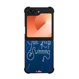 Just Keep Swimming Case Samsung Galaxy Z Flip 6 5G BC0172