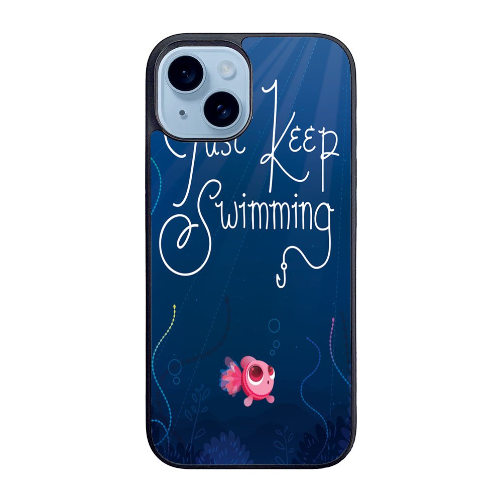 Just Keep Swimming Case iPhone 15 BC0172