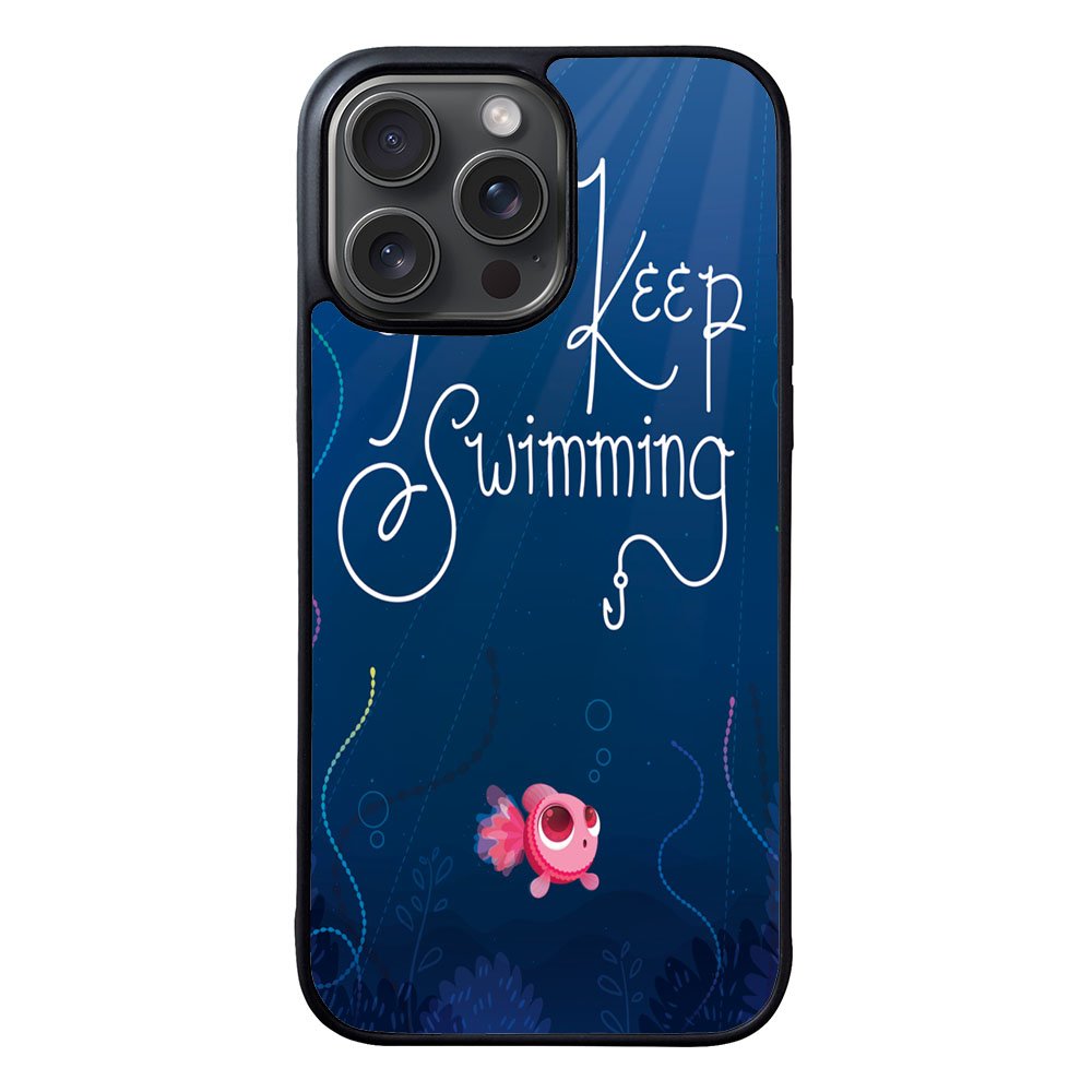 Just Keep Swimming Case iPhone 15 Pro BC0172