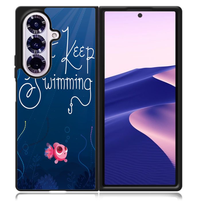 Just Keep Swimming Samsung Galaxy Z Fold 7 5G Case BC0172