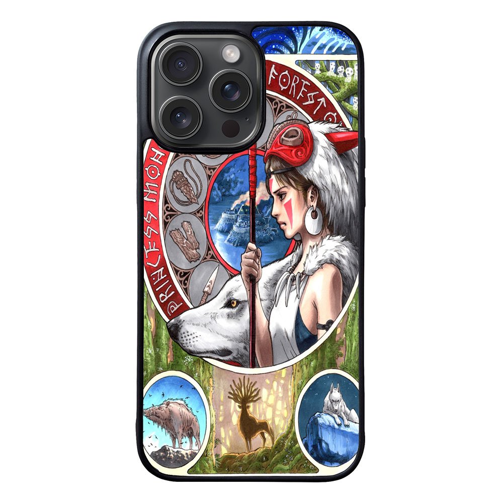 Princess Mononoke Nouveau Case iPhone 15 Pro BC0182