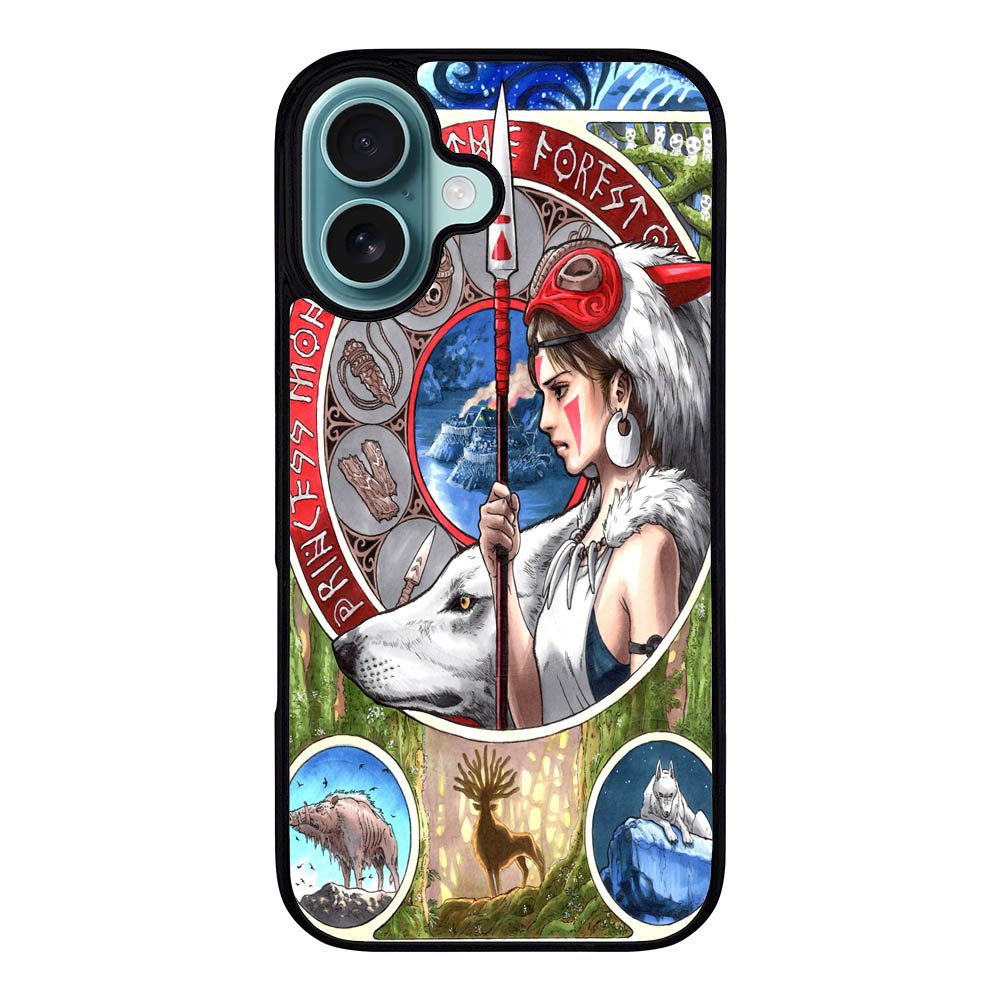 Princess Mononoke Nouveau Case iPhone 16 Plus BC0182
