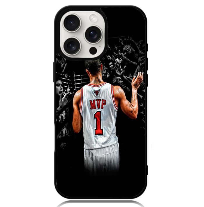 Derrick Rose Jersey Case iPhone 16 Pro BC0292