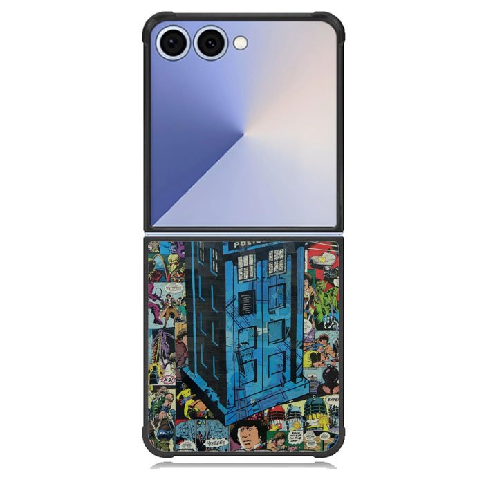 Tardis Collage Samsung Galaxy Z Flip 7 Case BC0189