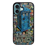 Tardis Collage Case iPhone 16 Plus BC0189