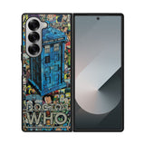 Tardis Collage Case Samsung Galaxy Z Fold 6 5G BC0189