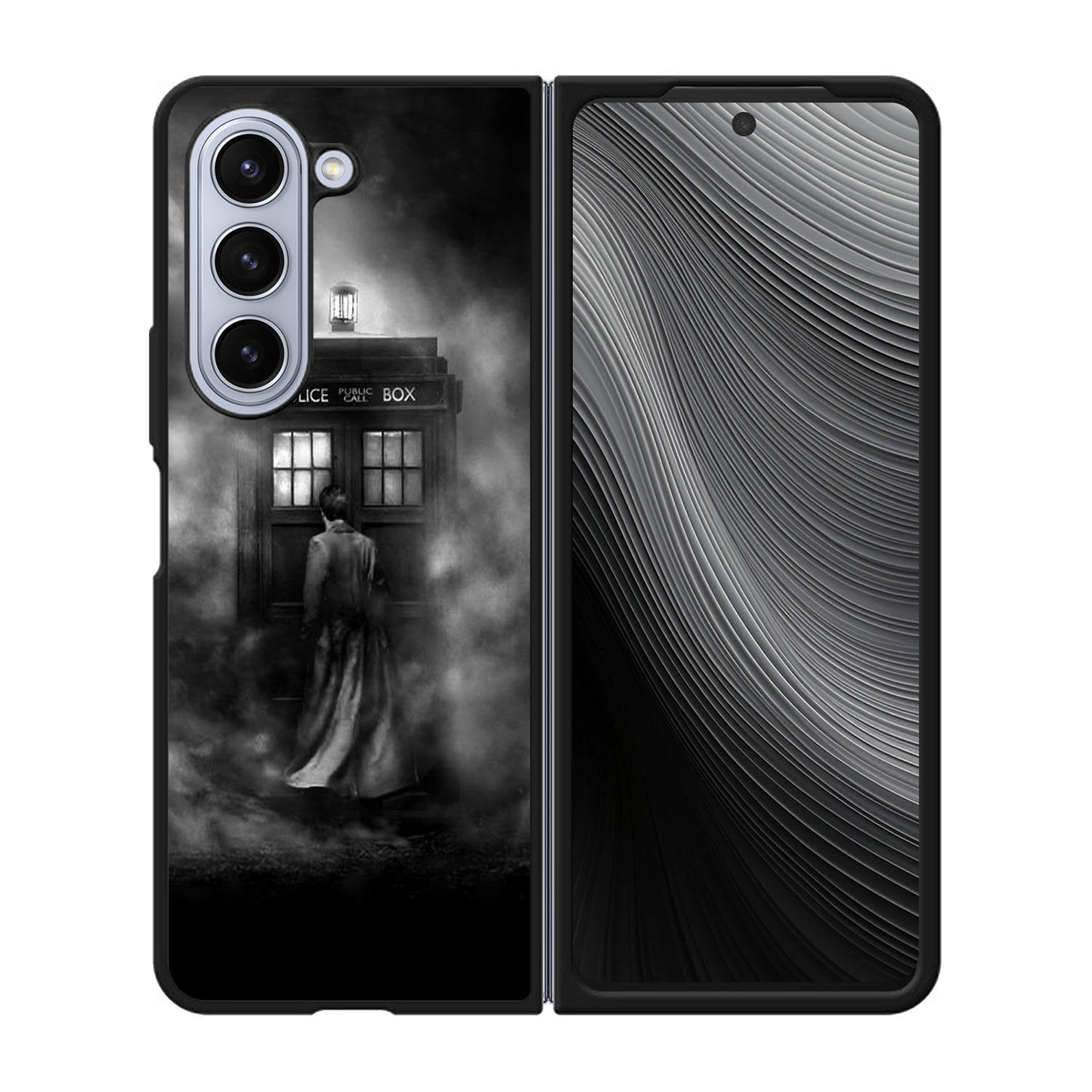 Tardis Tenth Doctor Dr Who Case Samsung Galaxy z Fold 5 5G BC0310
