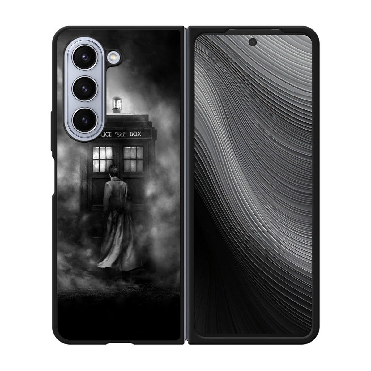 Tardis Tenth Doctor Dr Who Case Samsung Galaxy z Fold 5 5G BC0310