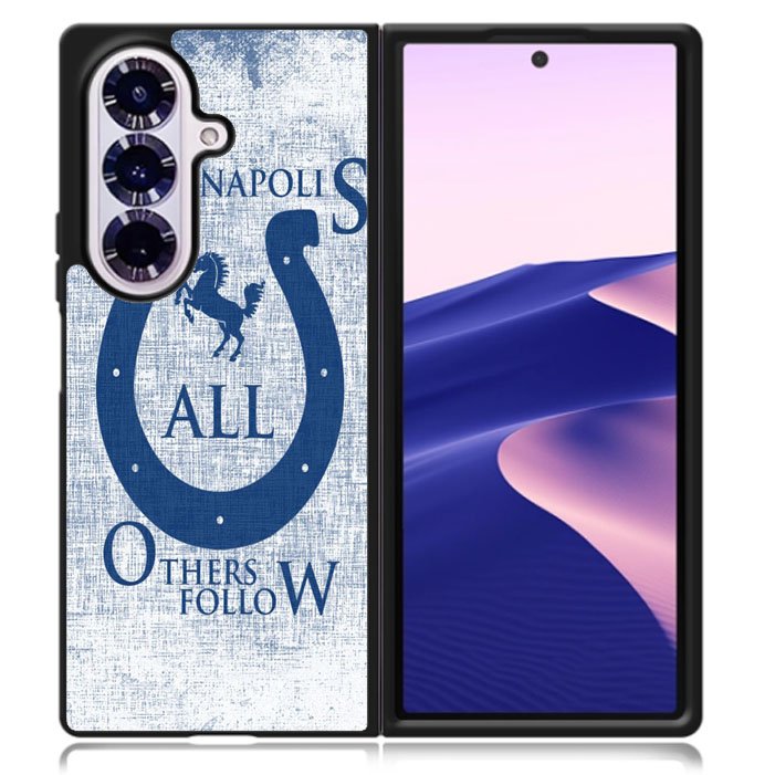 Indianapolis Colts wallpaper Samsung Galaxy Z Fold 7 5G Case BC0294