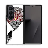 The Beatles Blackbird Lyrics X4765 Samsung Galaxy Z Fold 7 Case