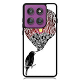 The Beatles Blackbird Lyrics X4765 Motorola Moto Edge 2025 | Moto Edge 60 Fusion | Moto Edge 60 Pro Case