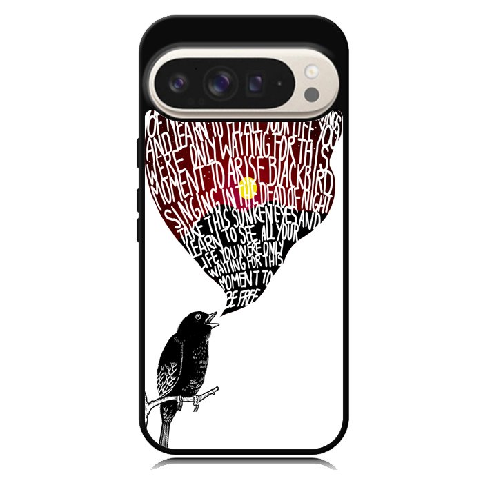 The Beatles Blackbird Lyrics X4765 Google Pixel 10 Pro XL Case