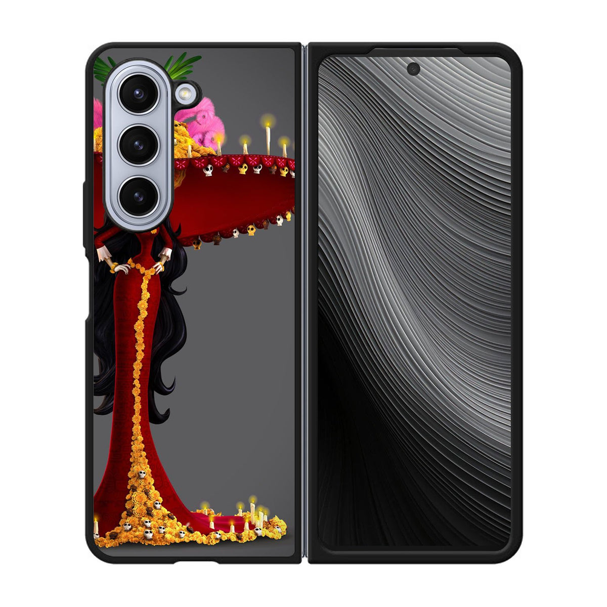 The Book of Life La Muerte Case Samsung Galaxy z Fold 5 5G BC0191
